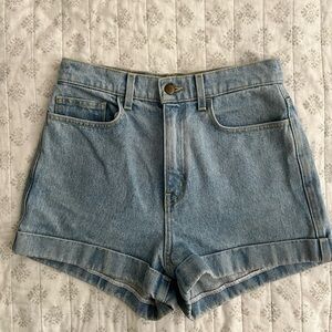American Apparel Jean shorts